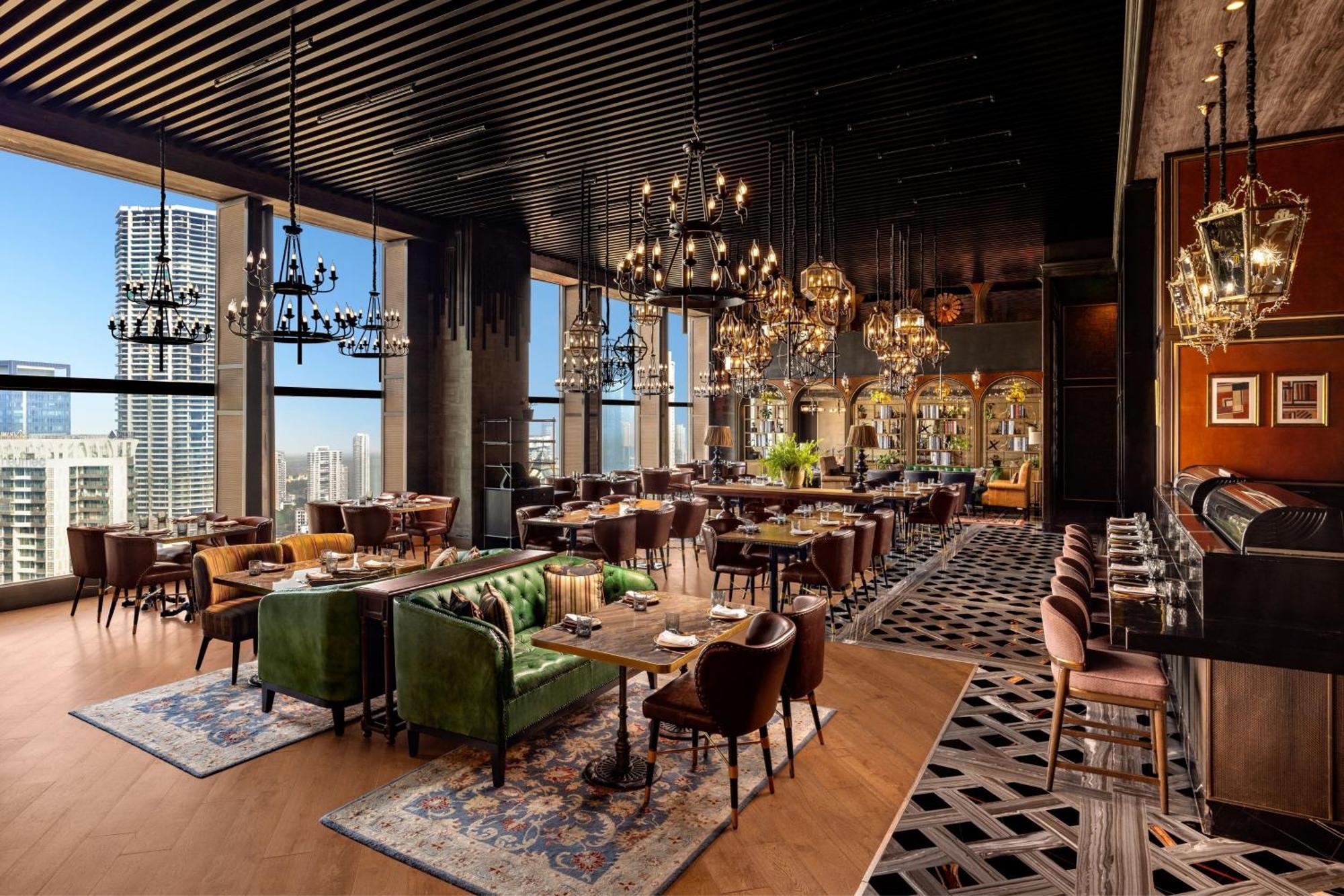 The St. Regis Mumbai Bombaim Exterior foto The restaurant